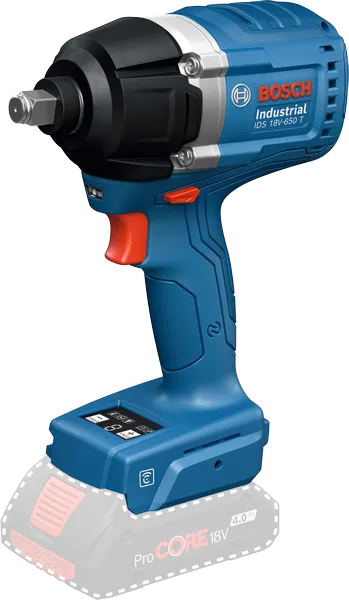 Kunci pas benturan nirkabel Bosch IDS 18V-650 T.