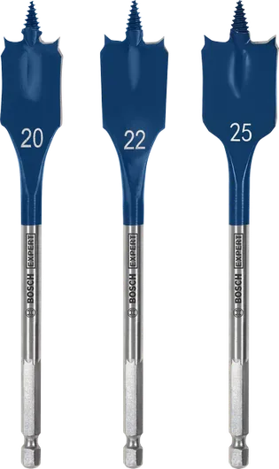 Set Mata Bor Sekop Bosch EXPERT Self Cut Speed ​​20 22 25 mm.