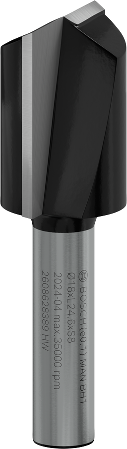 Mata Bor Router Bosch PRO dua alur 18x24.6mm.