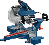 Gergaji mitra Bosch GCM 340-305 D dengan lengan geser.