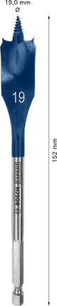 Mata Bor Sekop Bosch EXPERT Self Cut Speed ​​19mm.