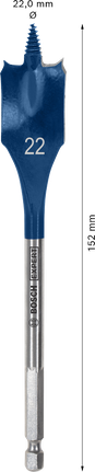 Mata Bor Sekop Bosch EXPERT Self Cut Speed ​​22 x 152 mm.