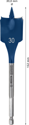 Mata Bor Sekop Bosch EXPERT Self Cut Speed ​​30 x 152 mm.