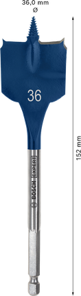 Mata Bor Sekop Bosch EXPERT Self Cut Speed ​​36 x 152 mm.