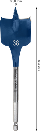 Mata bor sekop Bosch EXPERT Self Cut Speed ​​38 mm.