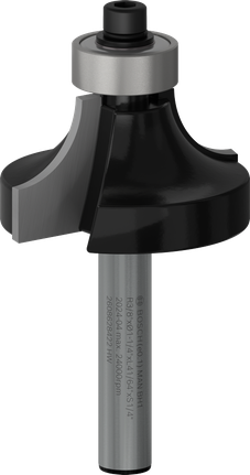Mata Router Bosch PRO Pembulatan pada R 3/8" shank 1/4".