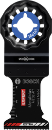 Pisau pemotong terjun Bosch EXPERT AIZ 32 AIT MetalMax untuk logam.