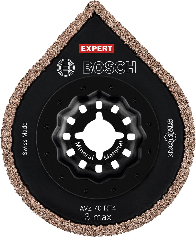 Pelat grouting Bosch EXPERT AVZ 70 RT4, tepi karbida.