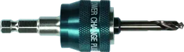 Arbor Bosch EXPERT Power Change Plus dengan mata bor pemandu.