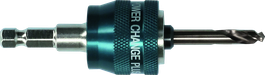 Arbor Bosch EXPERT Power Change Plus dengan mata bor pemandu.