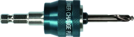 Arbor Bosch EXPERT Power Change Plus dengan mata bor pemandu.