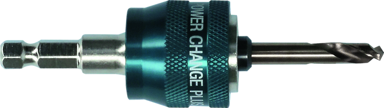 Arbor Bosch EXPERT Power Change Plus dengan mata bor pemandu.