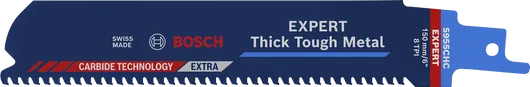 Mata gergaji bolak-balik Bosch EXPERT Thick Tough Metal S 955 CHC.