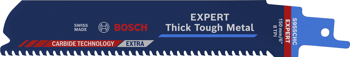 Mata gergaji bolak-balik Bosch EXPERT Thick Tough Metal S 955 CHC.