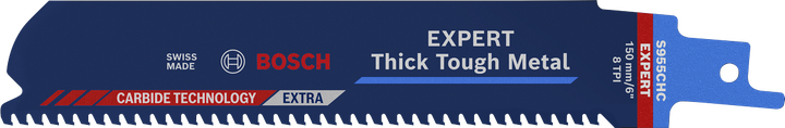 S955CHC EXPERT Thick Tough Metal Mata gergaji bolak-balik Bosch EXPERT Thick Tough Metal S 955 CHC.
