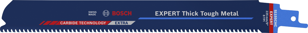 Mata gergaji bolak-balik Bosch EXPERT Thick Tough Metal S1155CHC.