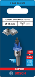Gergaji lubang arbor Bosch 14 mm Expert Sheet Metal.