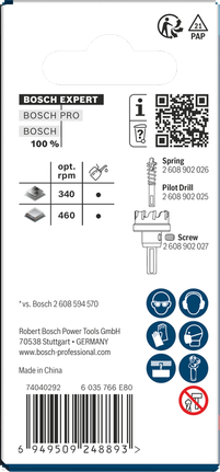 Gergaji Lubang Lembaran Logam Bosch EXPERT 35 x 5 mm.