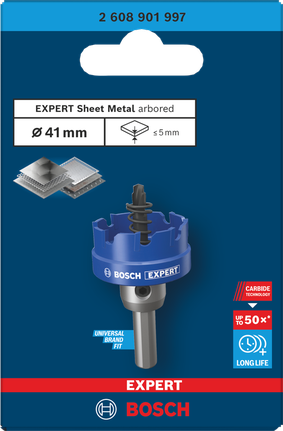 Gergaji lubang Bosch EXPERT Sheet Metal 41 mm.