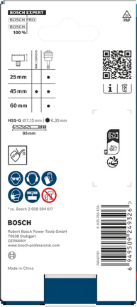 Bosch EXPERT Power Change Plus Arbor dengan tangkai segi enam 7,15 mm.