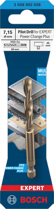 Bor Pilot Bosch EXPERT Power Change Plus HSS-Co 7.15mm.