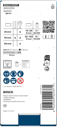 Kemasan Bosch EXPERT Power Change Plus Converting Set.