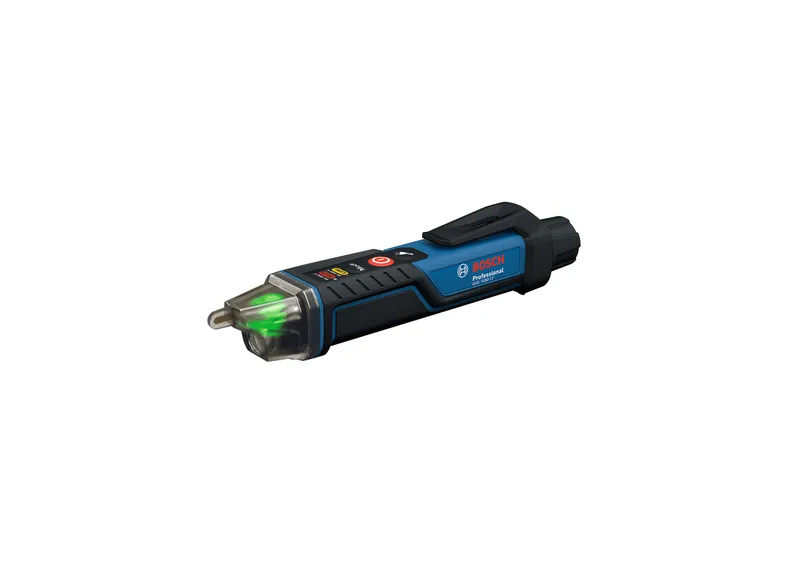 Bosch GVD 1000, pena pendeteksi tegangan hijau.