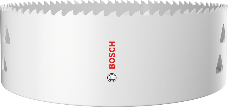 Gergaji Lubang Berulir Multi Material Bosch 152 mm untuk pemotongan beragam.