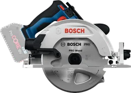 Gergaji bundar tanpa kabel Bosch GKS 18V-68-2 untuk kayu.