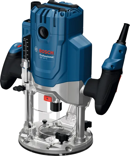 Bosch GOF 20-12, router terjun profesional.