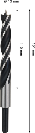 Mata Bor Bosch PRO Wood Brad Point 13 x 151 mm.