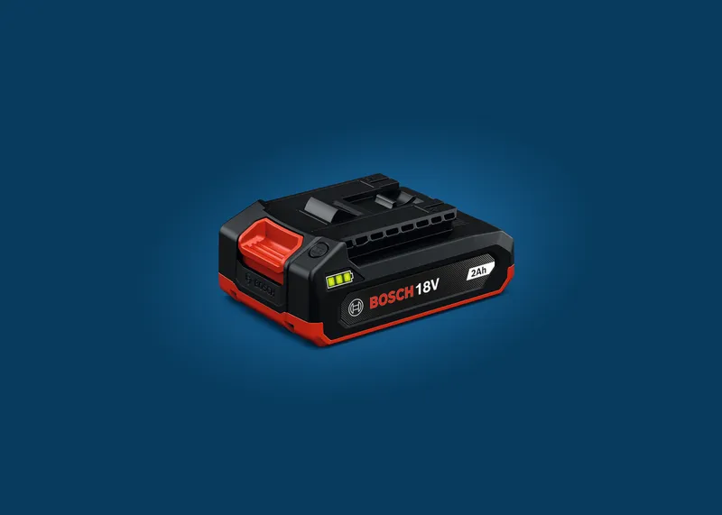 Paket baterai Bosch 18V 2Ah.