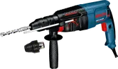 Palu putar Bosch GBH 2-26 DFR dengan chuck ganti cepat.
