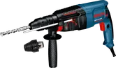Palu putar Bosch GBH 2-26 DFR dengan chuck ganti cepat.