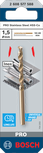 Mata Bor Ulir Bosch PRO Stainless Steel HSS-Co 1,5 mm.
