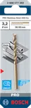 Mata bor putar Bosch PRO Stainless Steel HSS-Co 3,2 mm.