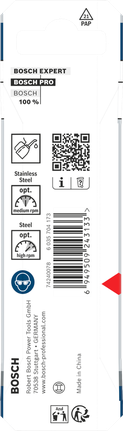 Mata Bor Ulir Bosch PRO Stainless Steel HSS-Co 5,2 mm.