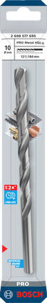 Mata bor Bosch PRO Metal HSS-G 10 mm.
