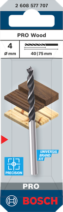 Mata bor kayu Bosch 4 mm PRO.