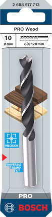 Mata bor ujung brad Bosch PRO Wood 10 mm.