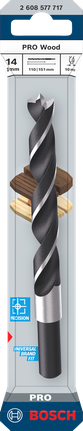 Mata bor ujung brad Bosch PRO Wood 14 mm.