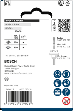 Gergaji lubang Bosch EXPERT Sheet Metal 46 x 5 mm.