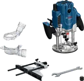 Router Bosch GOF 20-12 dengan penyesuaian kedalaman.