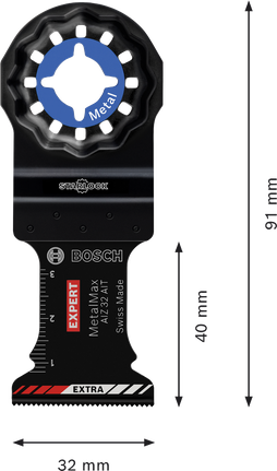 Mata pisau karbida Bosch EXPERT AIZ 32 AIT MetalMax.