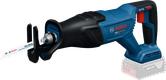 Gergaji bolak-balik tanpa kabel Bosch GSA18V-280 untuk pemotongan logam.