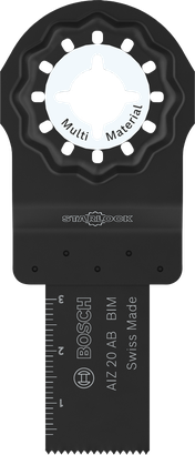 Mata pisau pemotong Bosch multi material Starlock AIZ 20 AB.