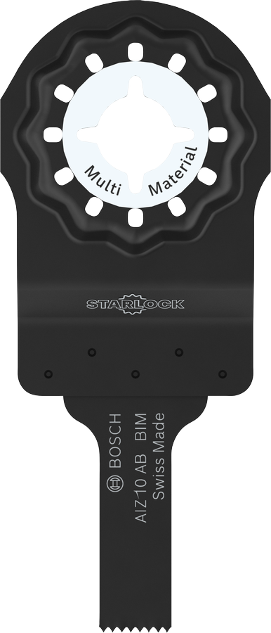 Pisau pemotong multi material Bosch AIZ 10 AB Starlock.