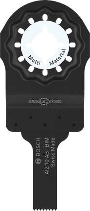 Pisau pemotong multi material Bosch AIZ 10 AB Starlock.