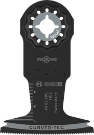 Pisau Pemotong Kayu Bosch AII 65 APC untuk Starlock, lebar 65 mm.