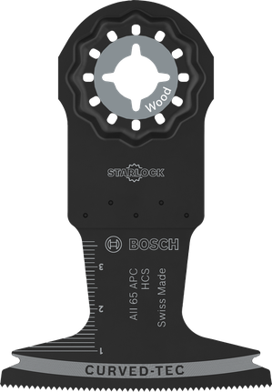 Pisau Pemotong Kayu Bosch AII 65 APC untuk Starlock, lebar 65 mm.